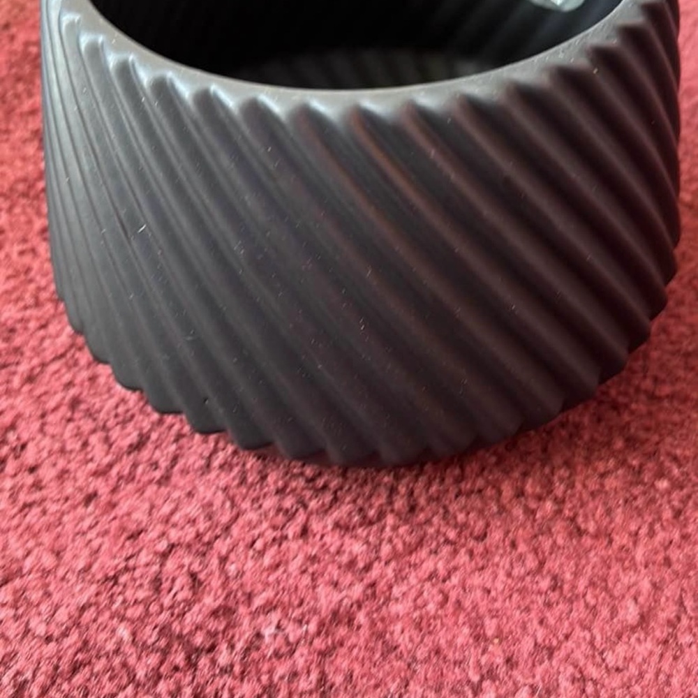 Black Textured Planter